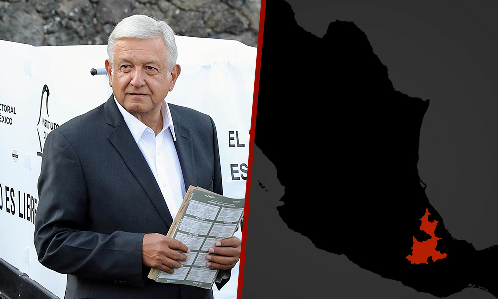 López Obrador arrasa en Puebla