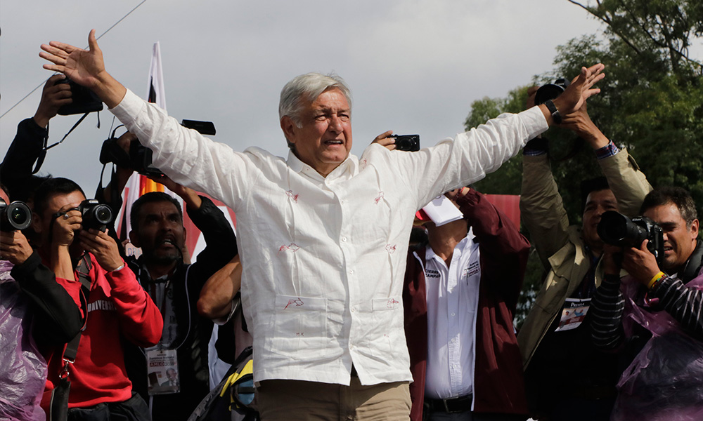 Arrasa López Obrador en Puebla con 56.9% de votos