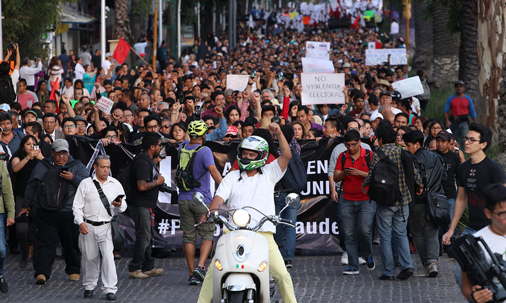 Cancelan marcha ante riesgo de infiltrados