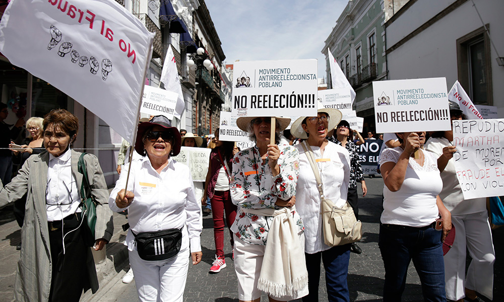 Video: Marchan contra la   reelección  