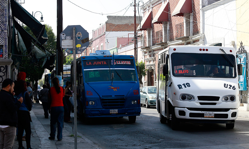 Regresan 60 rutas al centro de Puebla