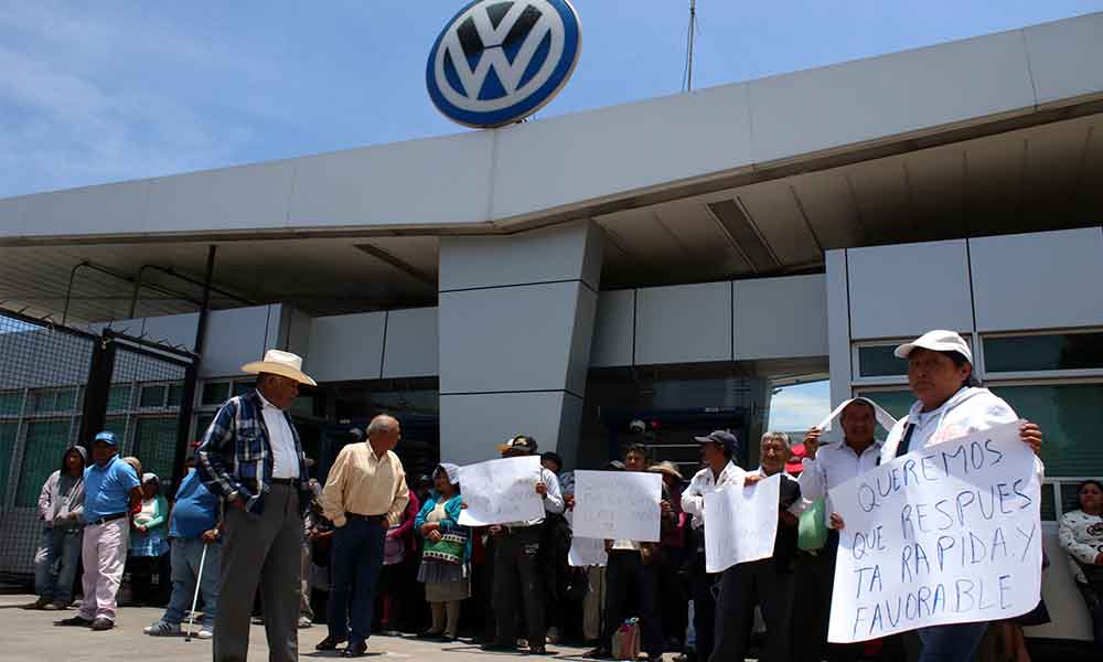 “VW y el gobierno se han burlado de los campesinos”