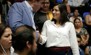 Lleva Claudia Rivera un 70% de su gabinete