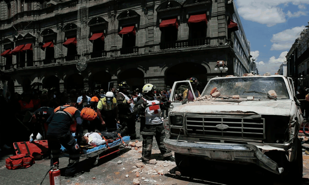 Así se vivió el macrosimulacro en Puebla capital