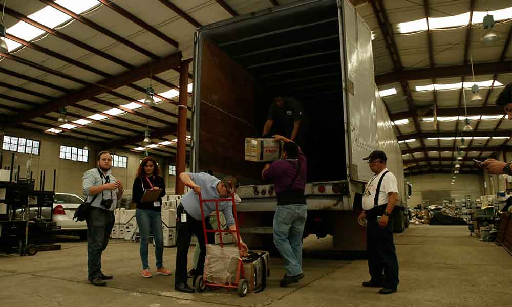 Con retraso, arriban a la CdMx paquetes electorales de Puebla