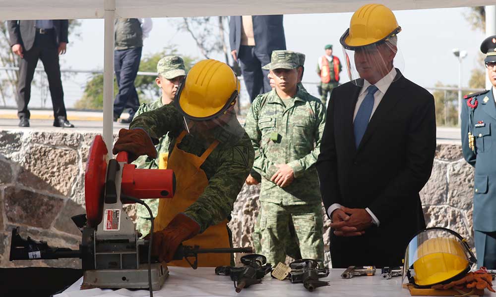 Armas ilegales detonaron violencia y huachicol: Gali