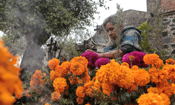 [Galería] Día de Muertos en el panteón Tochimilco