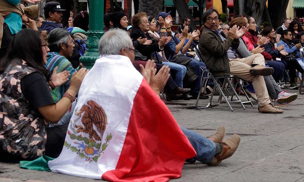 Poblanos expresan esperanza por AMLO