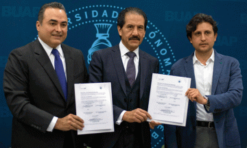 Firman convenio BUAP y Auditoria Superior 