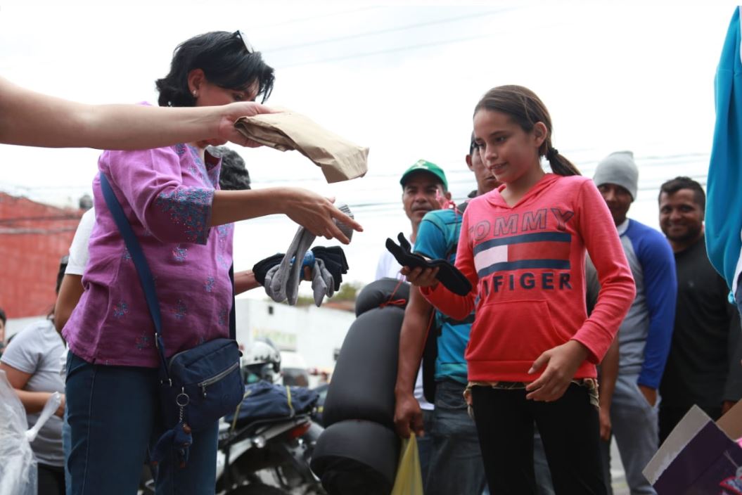 Culmina paso de caravana migrante a Puebla 