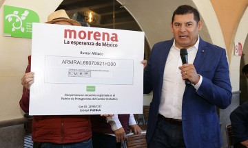 Anuncia Armenta su afiliación a Morena