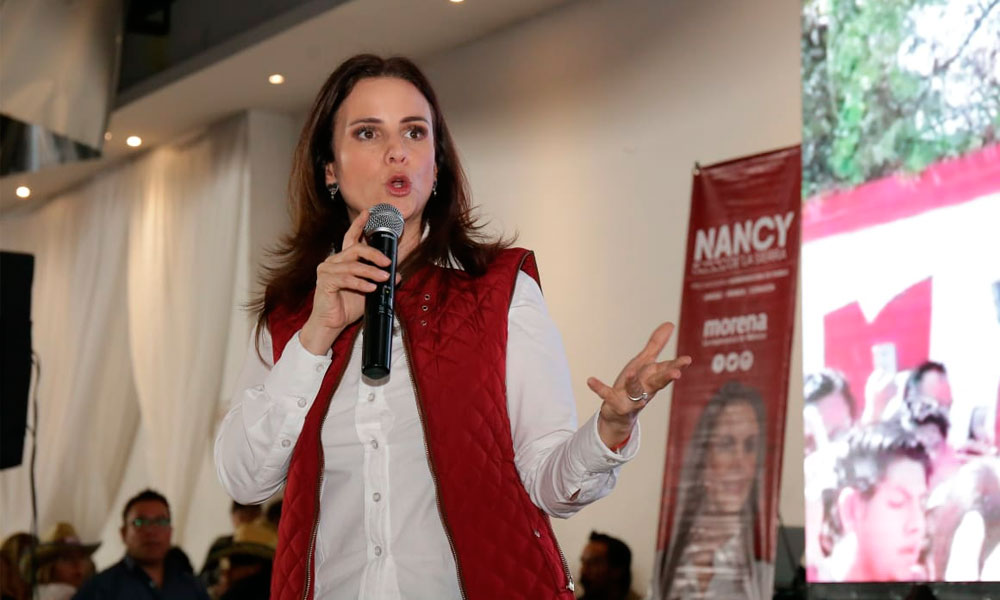 Nancy de la Sierra analizará seguir en la contiende