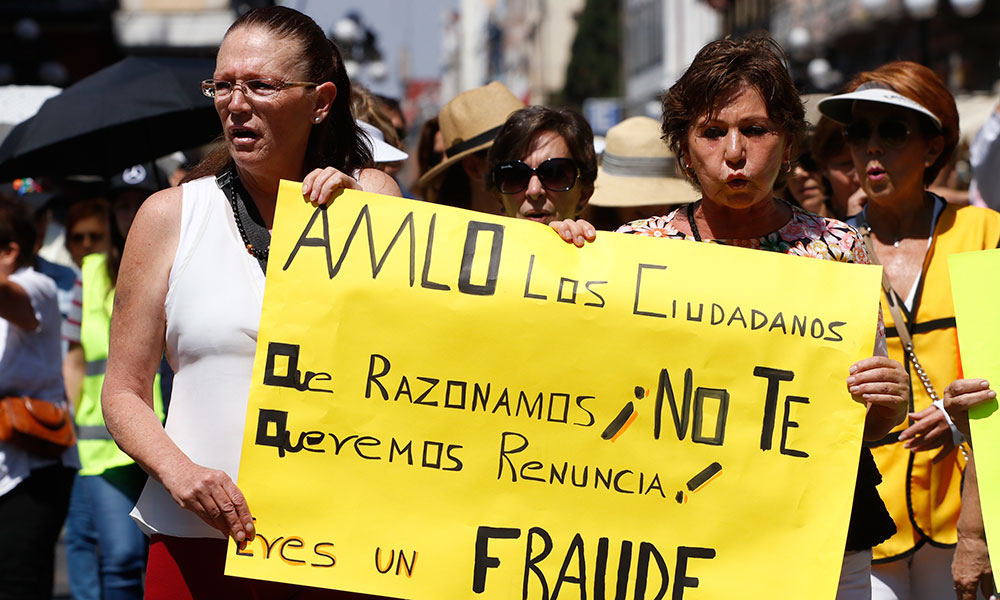 “Peje, eres un traidor”, el grito de manifestantes