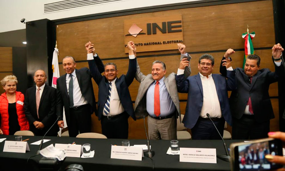 Se registra Jiménez Merino como candidato ante el INE