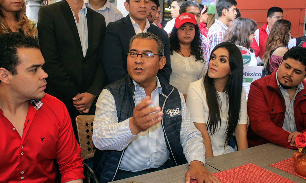 Asegura Jiménez Merino ocupar segundo lugar en preferencia del electorado