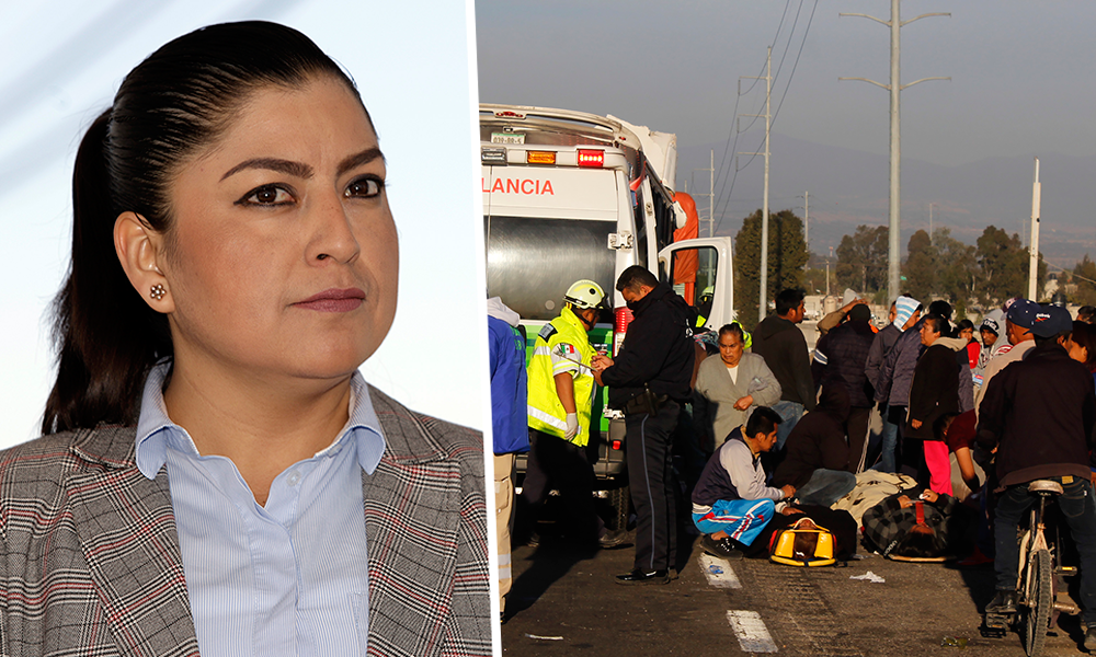 Se disparan accidentes viales en gestión de Claudia Rivera