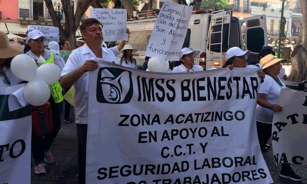 Rechazan Agremiados IMSS Programa Nacional De Bienestar