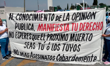 Marchan por asesinato de hermanos integrantes de orquesta Esperanza Azteca