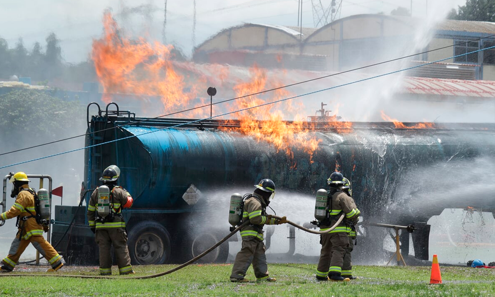 BASF realiza macro simulacro para las emergencias químicas