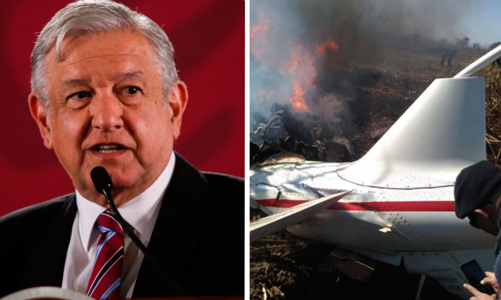 No hay nada que ocultar respecto al accidente aéreo de Puebla: AMLO 