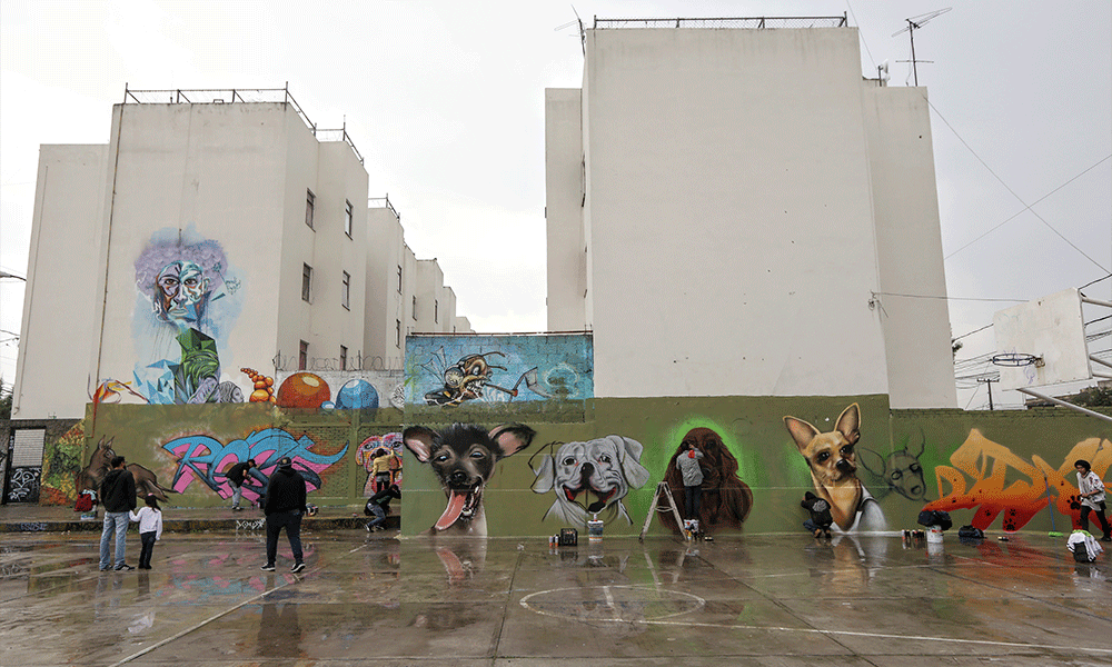 El Mural de los Caídos, homenaje a perritos de Bosques San Sebastián