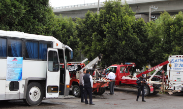 Transportistas poblanos se unen a manifestación