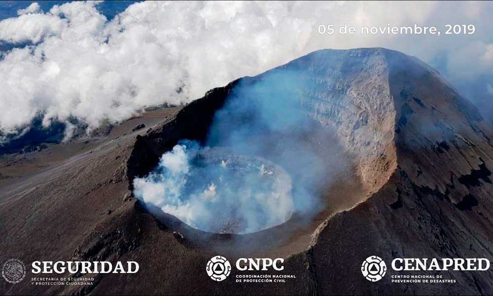 Descubren nuevo domo al Popocatépetl y descartan actividad volcánica en Iztaccíhuatl