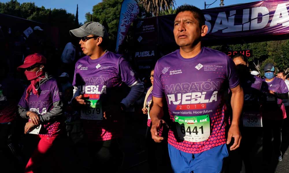 Realizan Maratón Puebla 2019