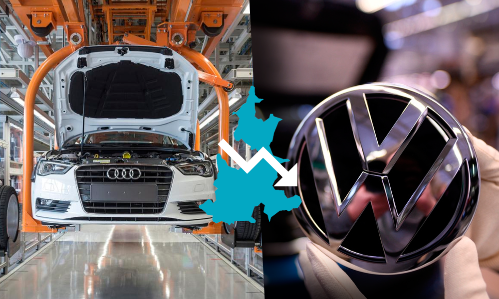 Se desploma venta de vehículos Audi y VW en 2019