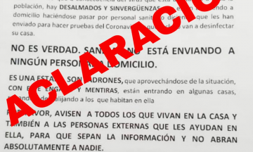 ¡Atento! Cruz Roja no realiza visitas a domicilio para informar sobre coronavirus