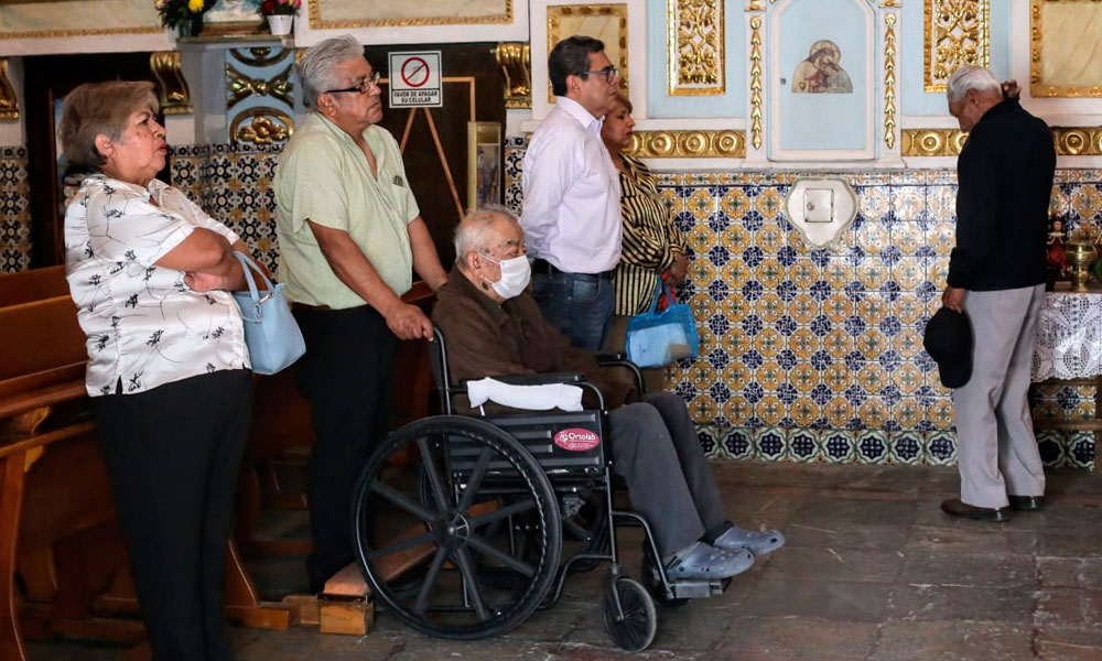 Cancelan misas presenciales en Puebla