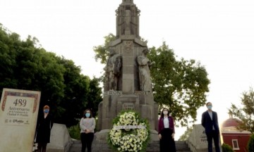 Realizan ceremonia por la fundación de Puebla en su 489 aniversario 