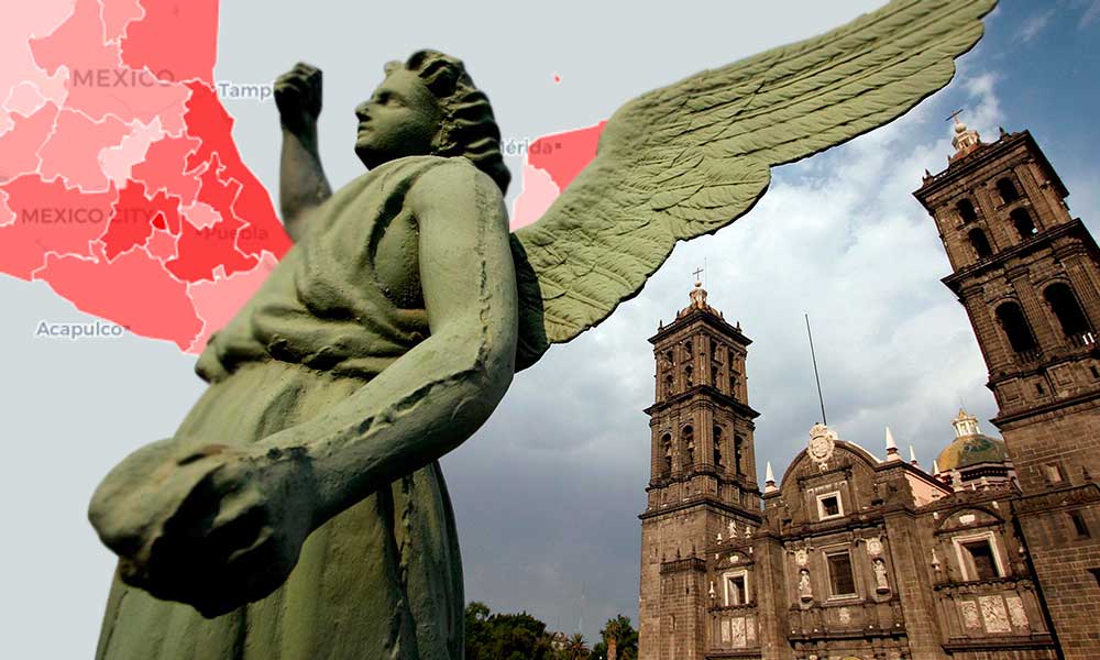 Enfrenta Puebla compleja vecindad; estados con tasa altas de Covid-19