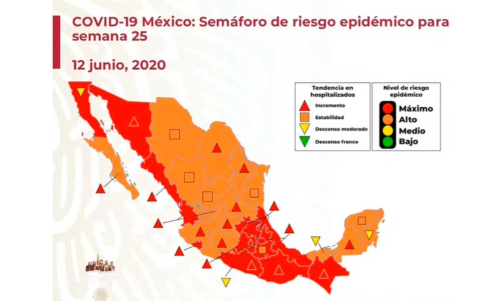 Puebla seguirá en rojo para tercera semana de junio