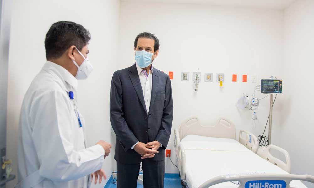 Inauguran en Hospital BUAP área de enfermedades respiratorias