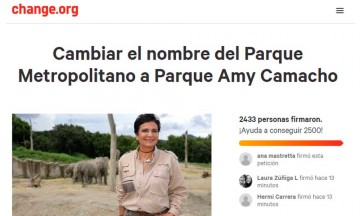 Juntan firmas para nombrar el Metropolitano como Parque Amy Camacho