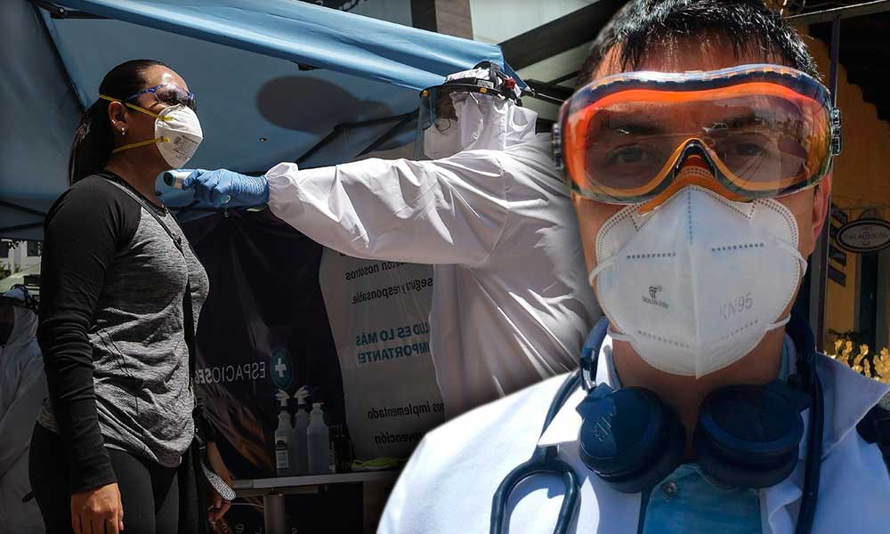 Hay personas con doctorado y creen que es un invento: lamenta médico poblano sobre la pandemia