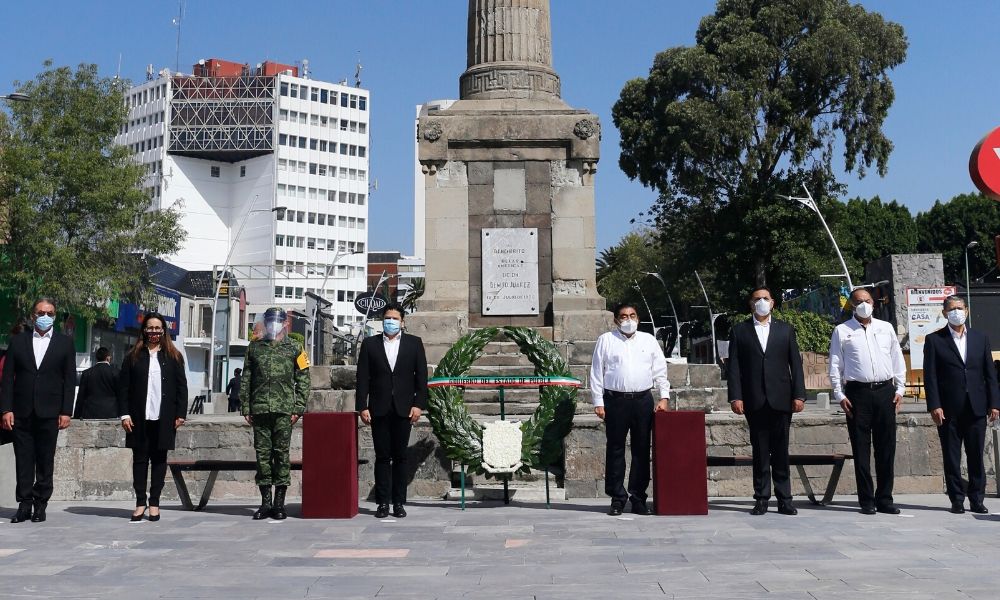 Ceremonia conmemorativa al 148 aniversario luctuoso de Benito Juárez García.