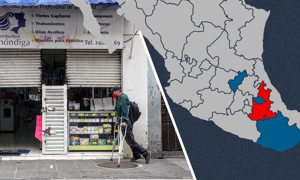 Comercios del centro migran a Tlaxcala o Querétaro para escapar de la pandemia en Puebla