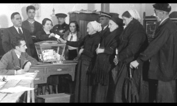 Durante el foro se hizo una cronología de cómo se vivió la entrada de las mujeres en la política.