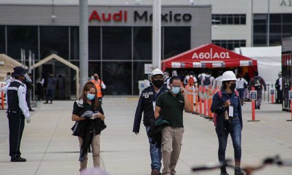 En zona Audi se registra un muerto y 10 contagios por Covid-19