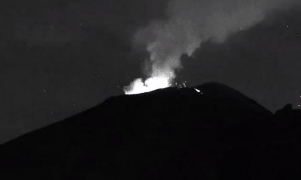 Popocatépetl con alta actividad volcánica 