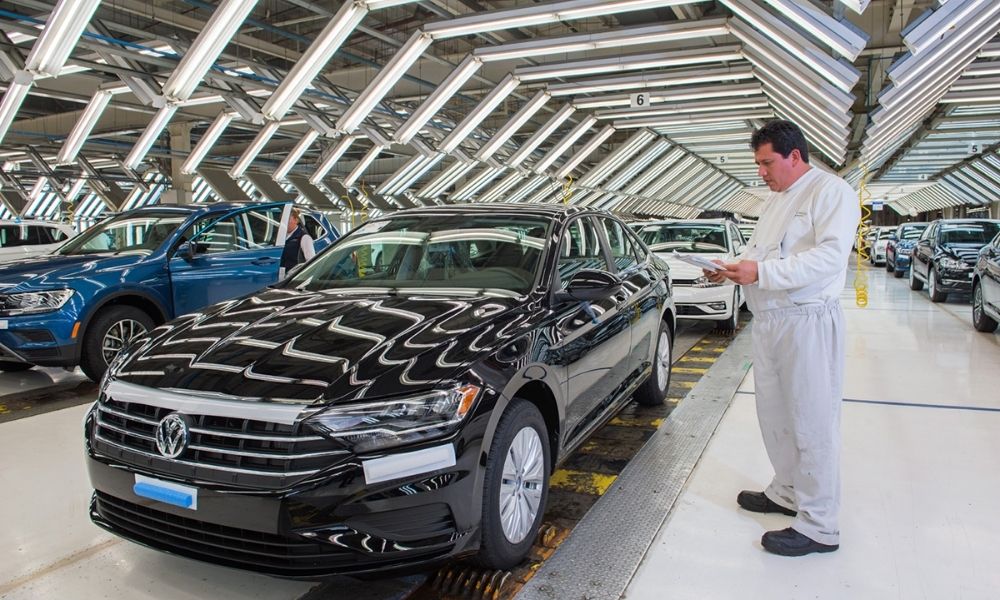 Aumenta número de producción en Volkswagen respecto al mes de julio del 2019