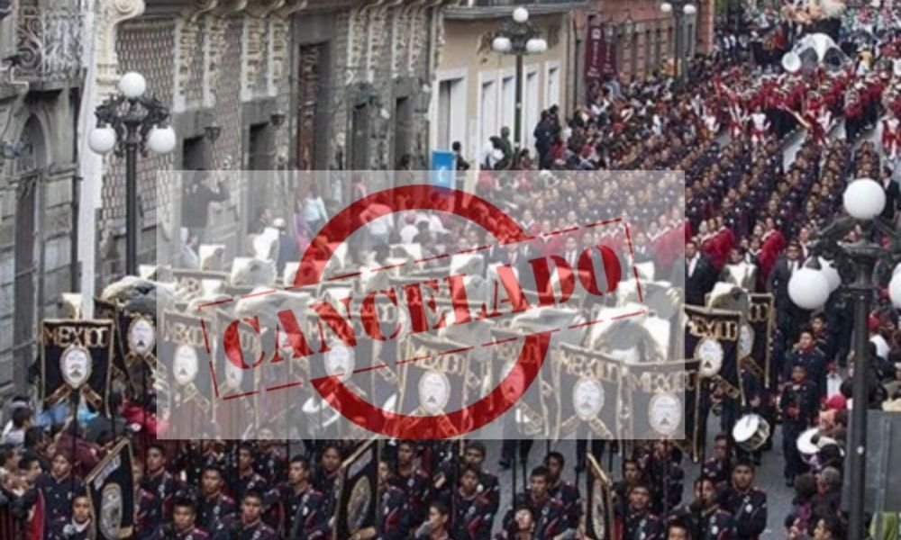 Se cancela desfile del 16 de septiembre en Puebla 