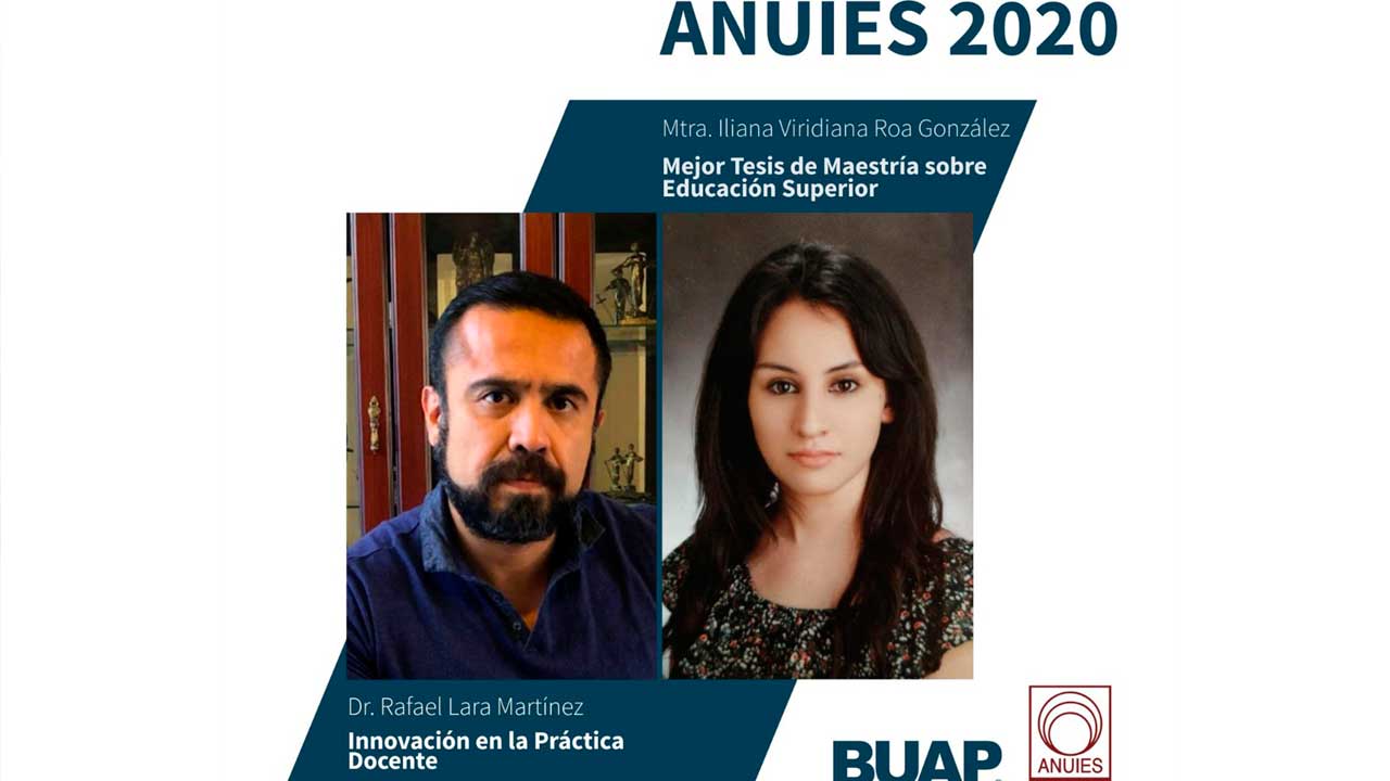 Reconocen a docentes BUAP con Premios ANUIES 2020