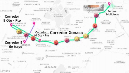 Remodelarán Corredor Xonaca con ciclovías, luminarias y ampliación de banquetas