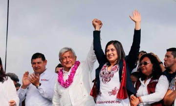 Claudia Rivera respalda proceso de transformación de AMLO