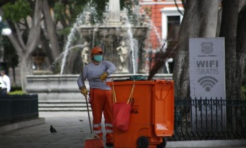 Protestan “Naranjitas” piden aumento salarial y protección para evitar contagios de Covid-19 Protestan “Naranjitas” piden aumento salarial y protección para evitar contagios de Covid-19