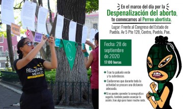 Feministas convocan a al Perreo abortista para el siguiente lunes