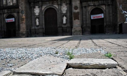 Sixtina daña 30 lajas de Catedral, prometen arreglarlas en 2 semanas